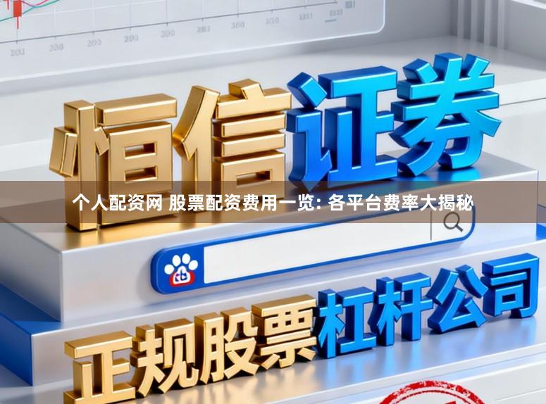 个人配资网 股票配资费用一览: 各平台费率大揭秘