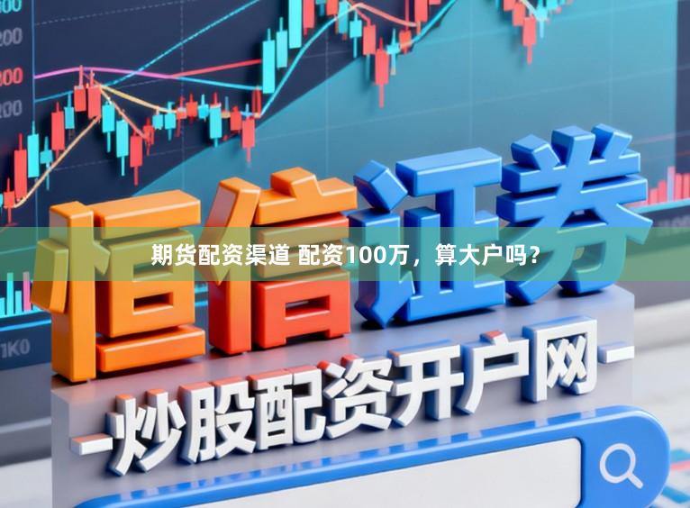期货配资渠道 配资100万，算大户吗？