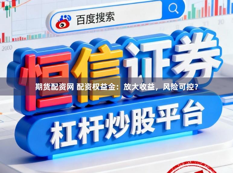 期货配资网 配资权益金：放大收益，风险可控？